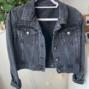John Galt Black Jean Jacket